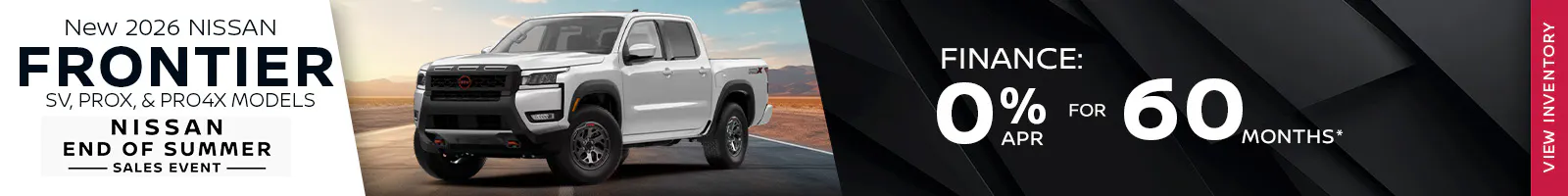New 2026 Nissan Frontier