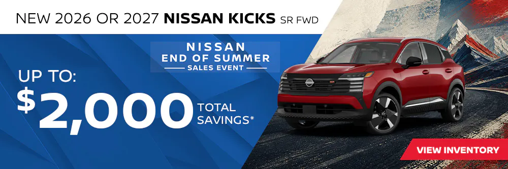 New 2026 or 2027 Nissan Kicks SR FWD | Shottenkirk Nissan Katy