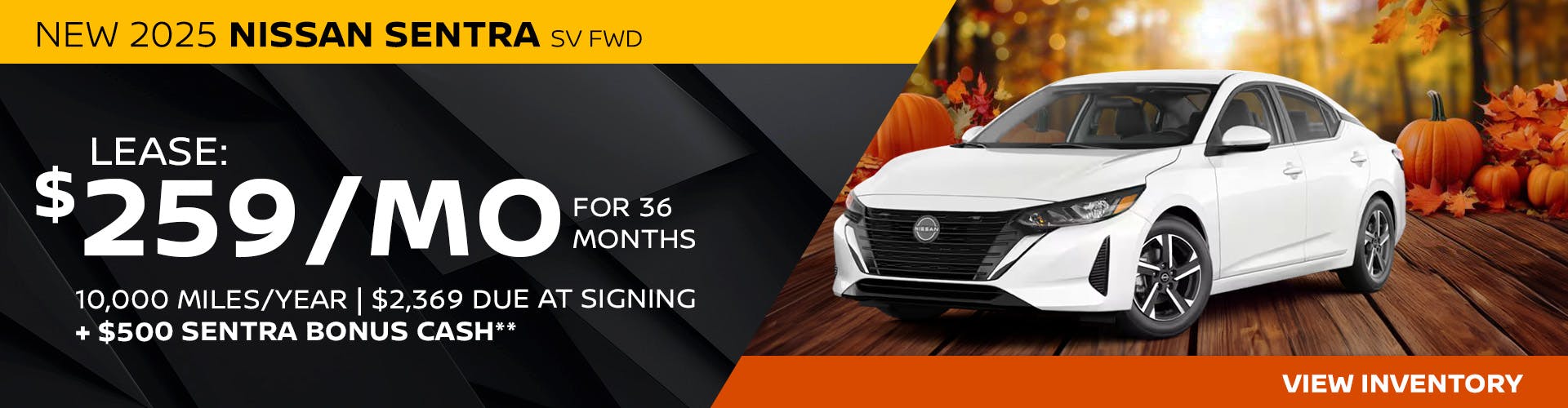 New 2025 Nissan Sentra SV FWD