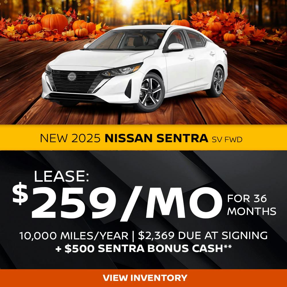 New 2025 Nissan Sentra SV FWD