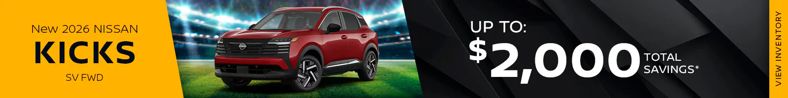 New 2026 Nissan Kicks SV FWD
