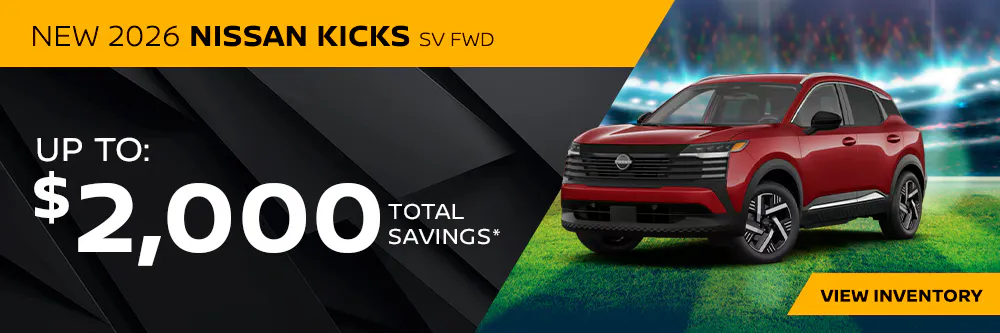 New 2026 Nissan Kicks SV FWD | Shottenkirk Nissan Katy
