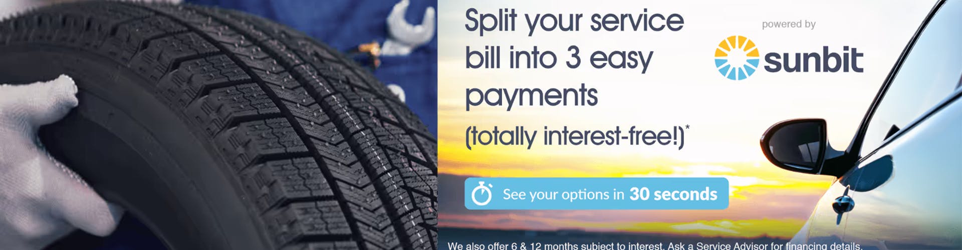 Split Your Service Bill | Sunbit