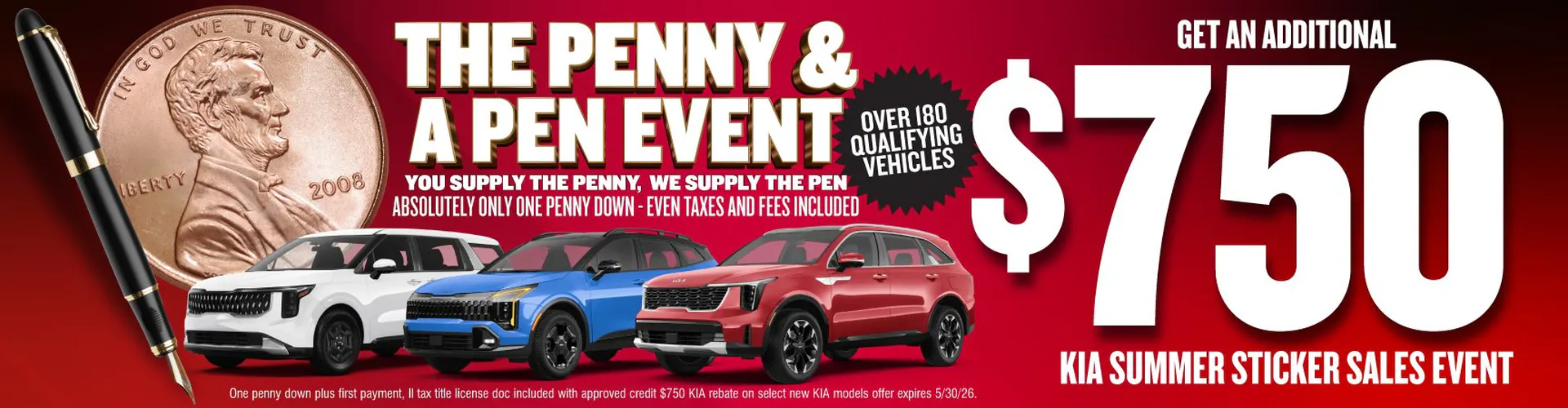 Penny & Pen Event