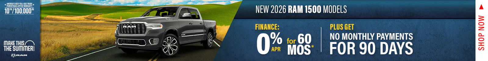 New 2026 RAM 1500 models