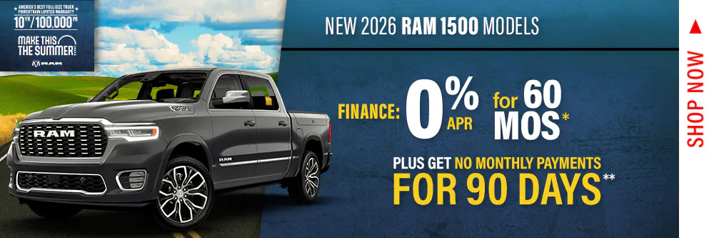 New 2026 RAM 1500 models | Shottenkirk Superstore