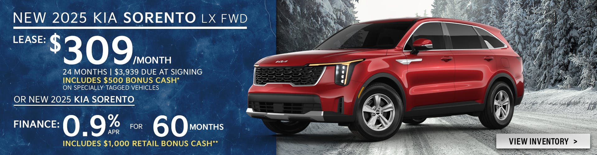 New 2025 Kia Sorento LX FWD