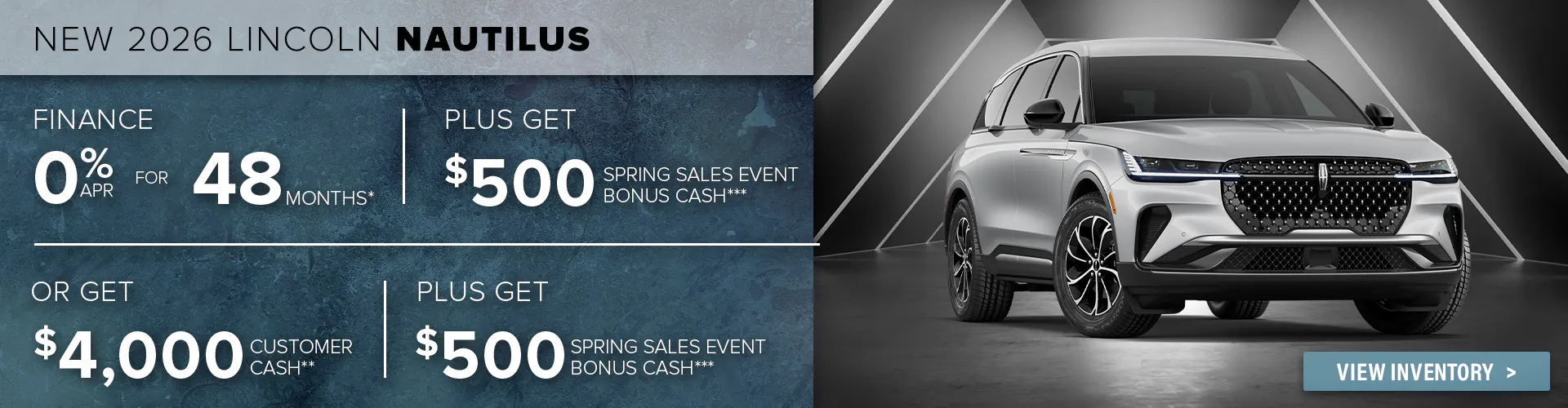 New 2026 Lincoln Nautilus