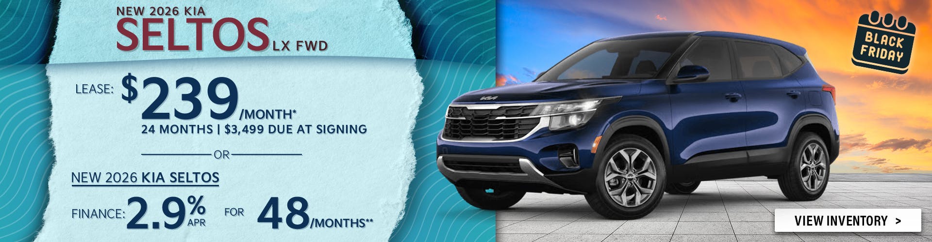 New 2026 Kia Seltos LX FWD OR New 2026 Kia Seltos