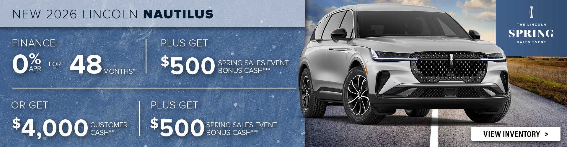 New 2026 Lincoln Nautilus