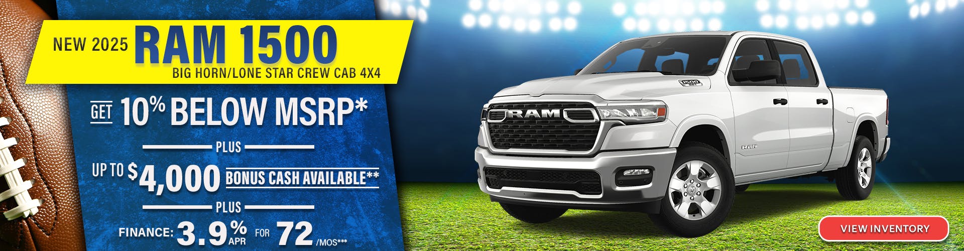 New 2025 Ram 1500 Big Horn/Lone Star Crew Cab 4X4