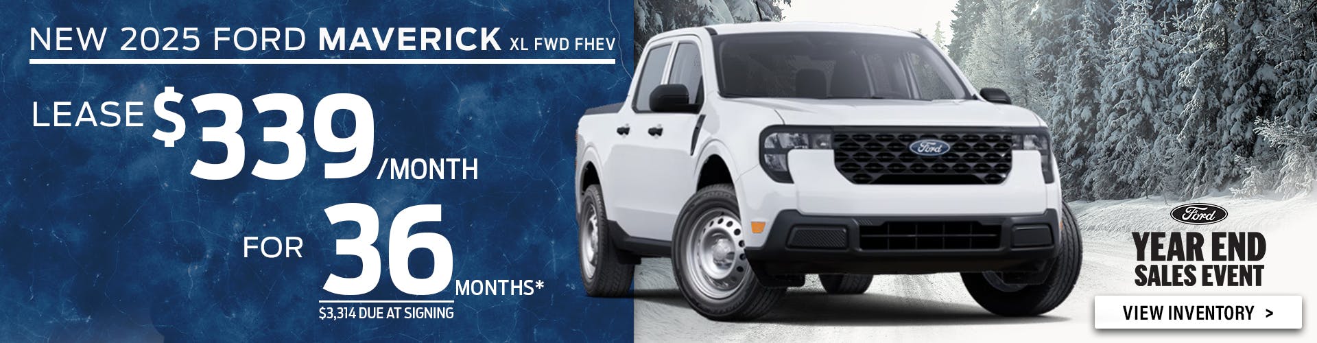 New 2025 Ford Maverick XL FWD FHEV