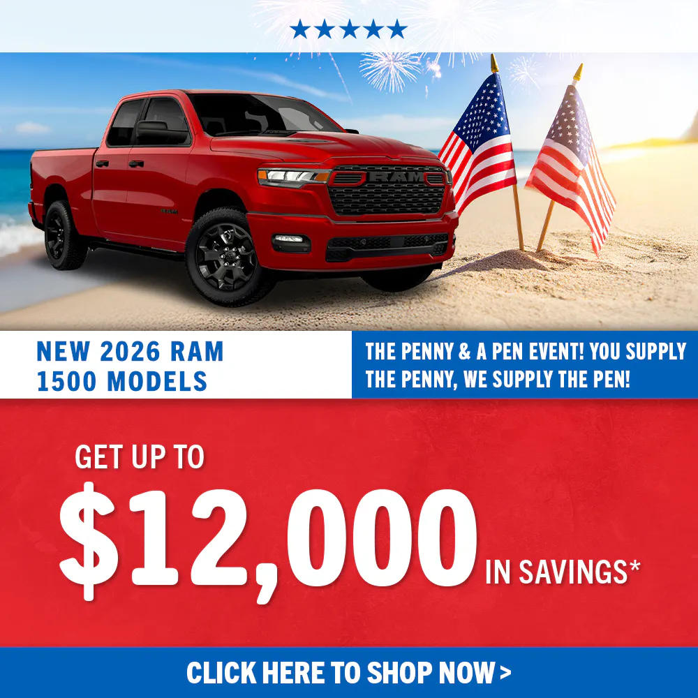 New 2026 RAM 1500 models