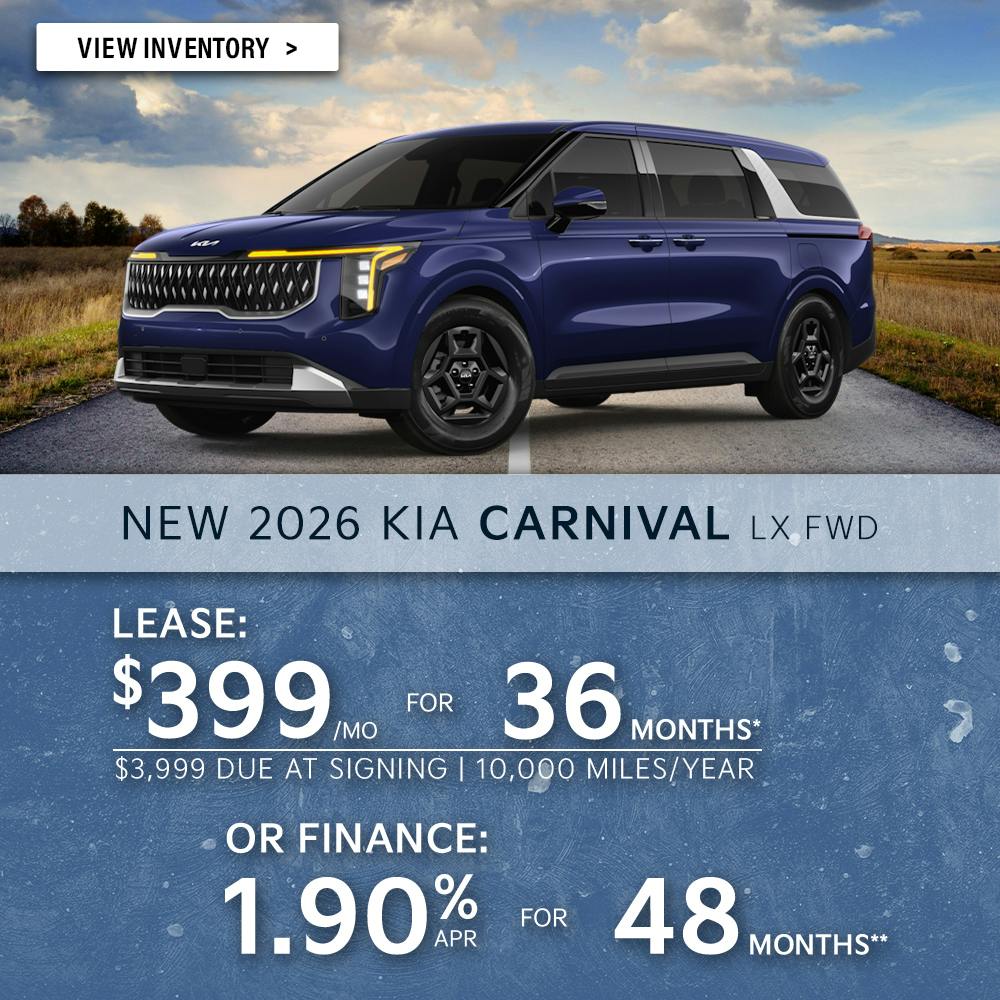 New 2026 Kia Carnival LX FWD
