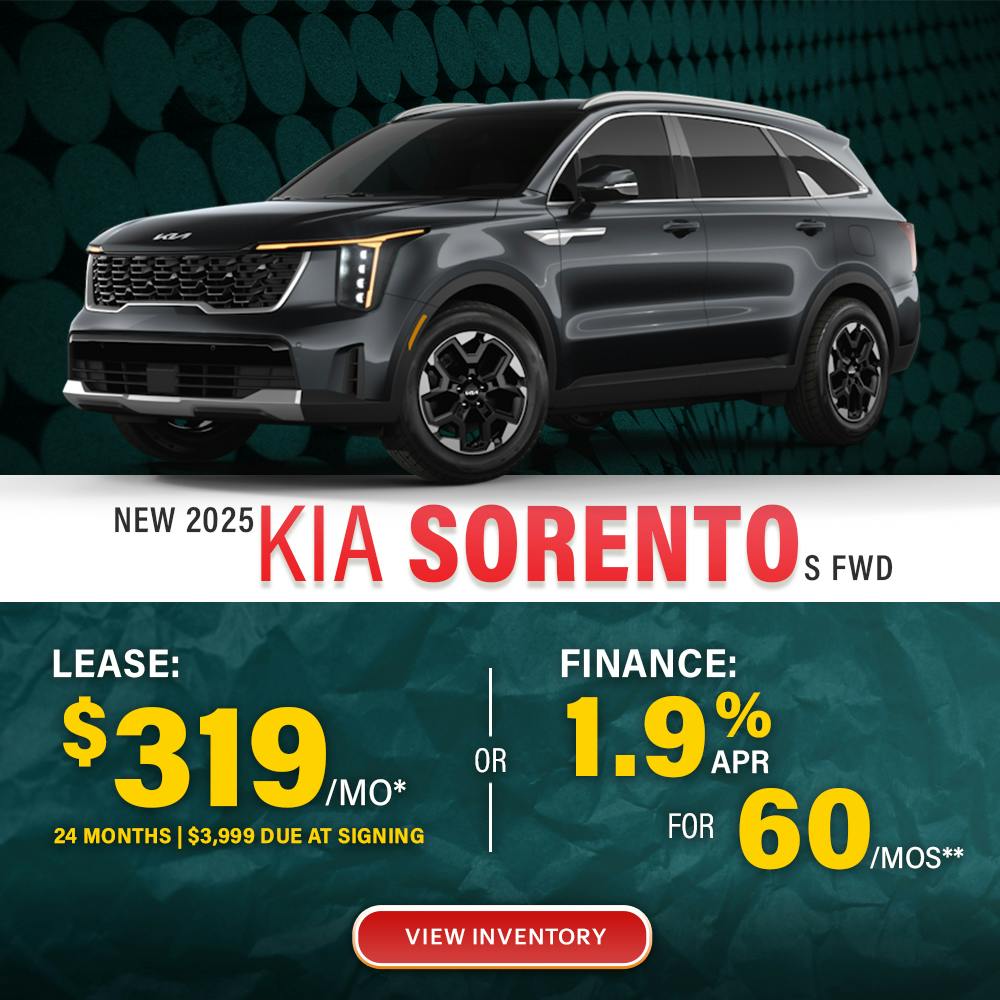 New Kia Sorento Lease For $319