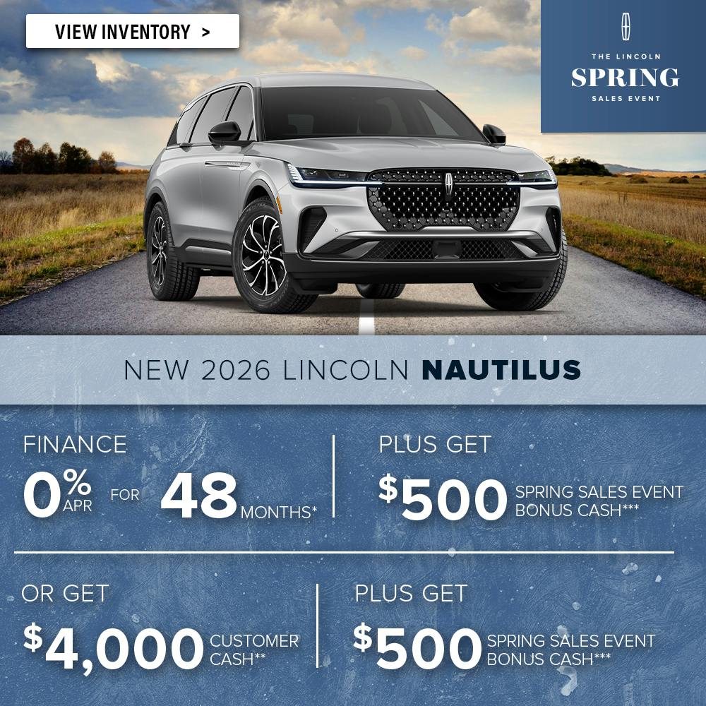 New 2026 Lincoln Nautilus