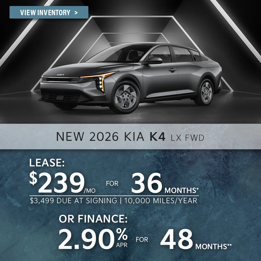 New 2026 Kia K4 LX FWD