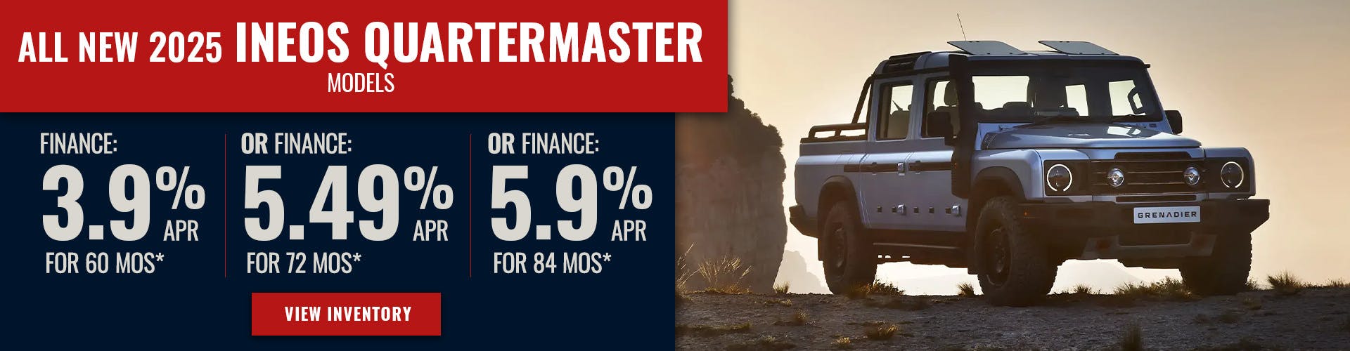 All New 2025 INEOS Quartermaster Models