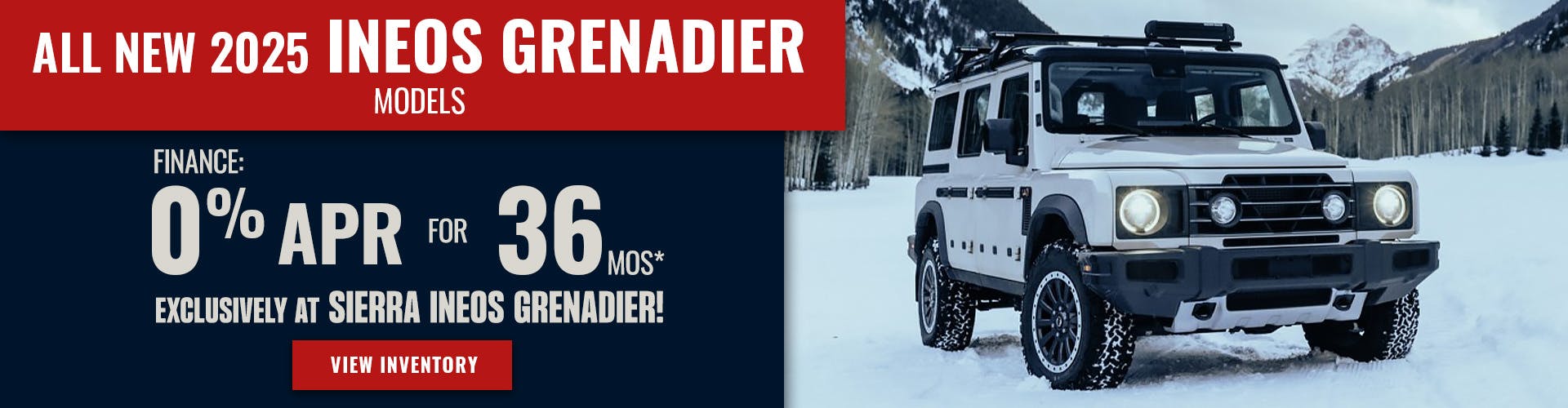 All New 2025 INEOS Grenadier Models