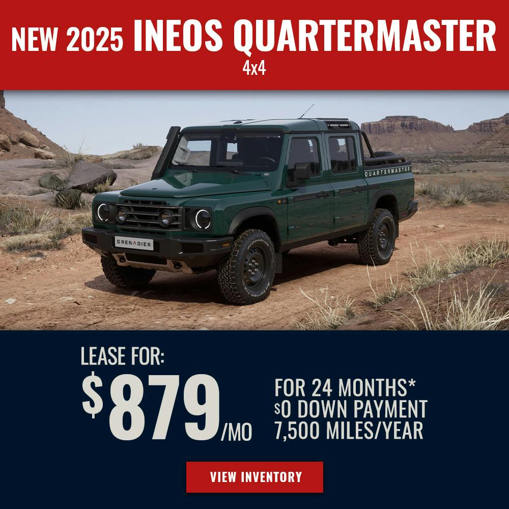 New 2025 INEOS Quartermaster 4X4