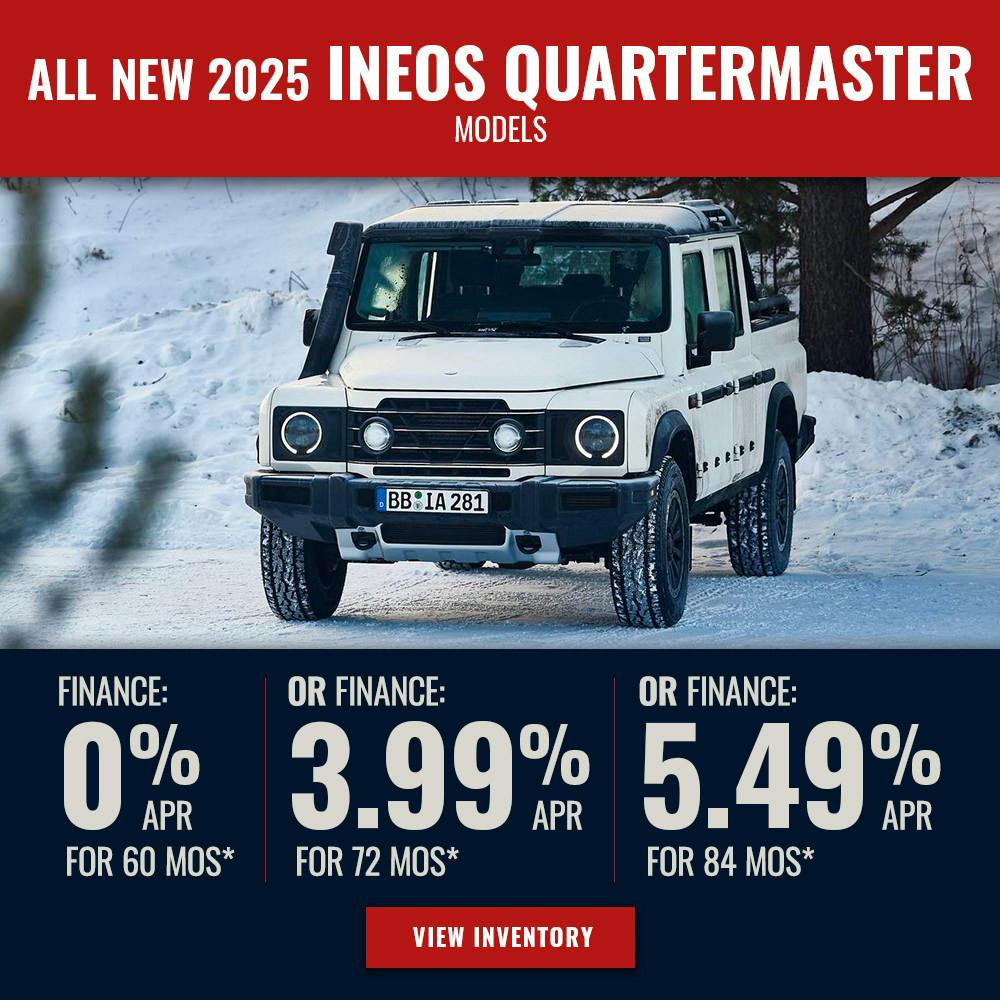 All New 2025 INEOS Quartermaster Models