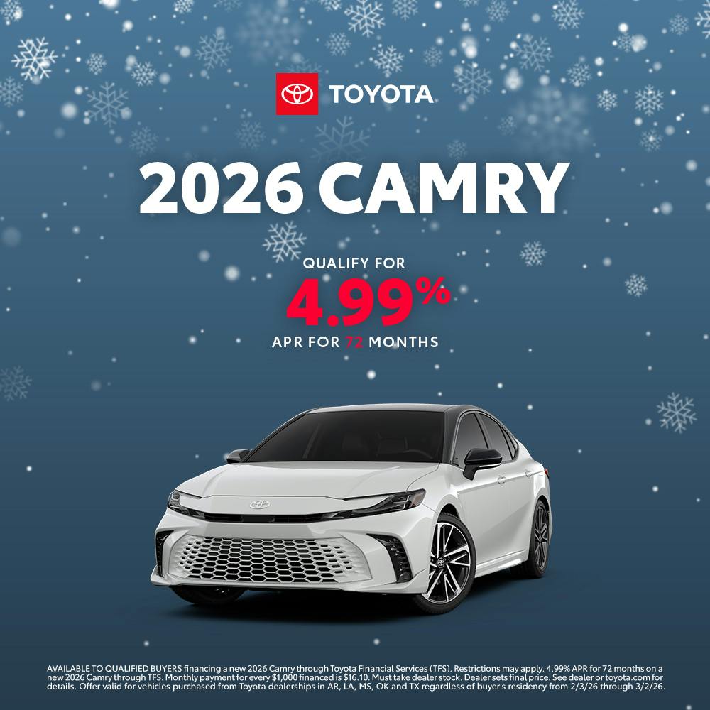 February 2026 GST Camry APR