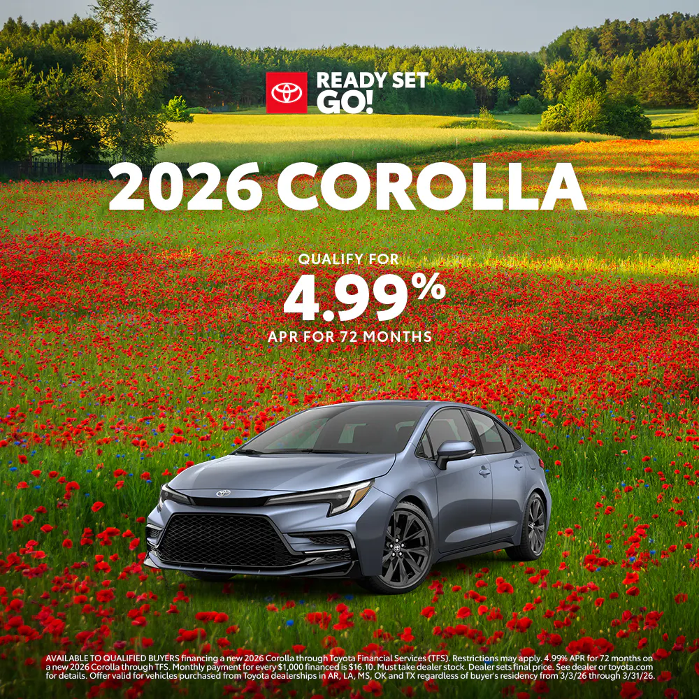March 2026 GST Corolla APR