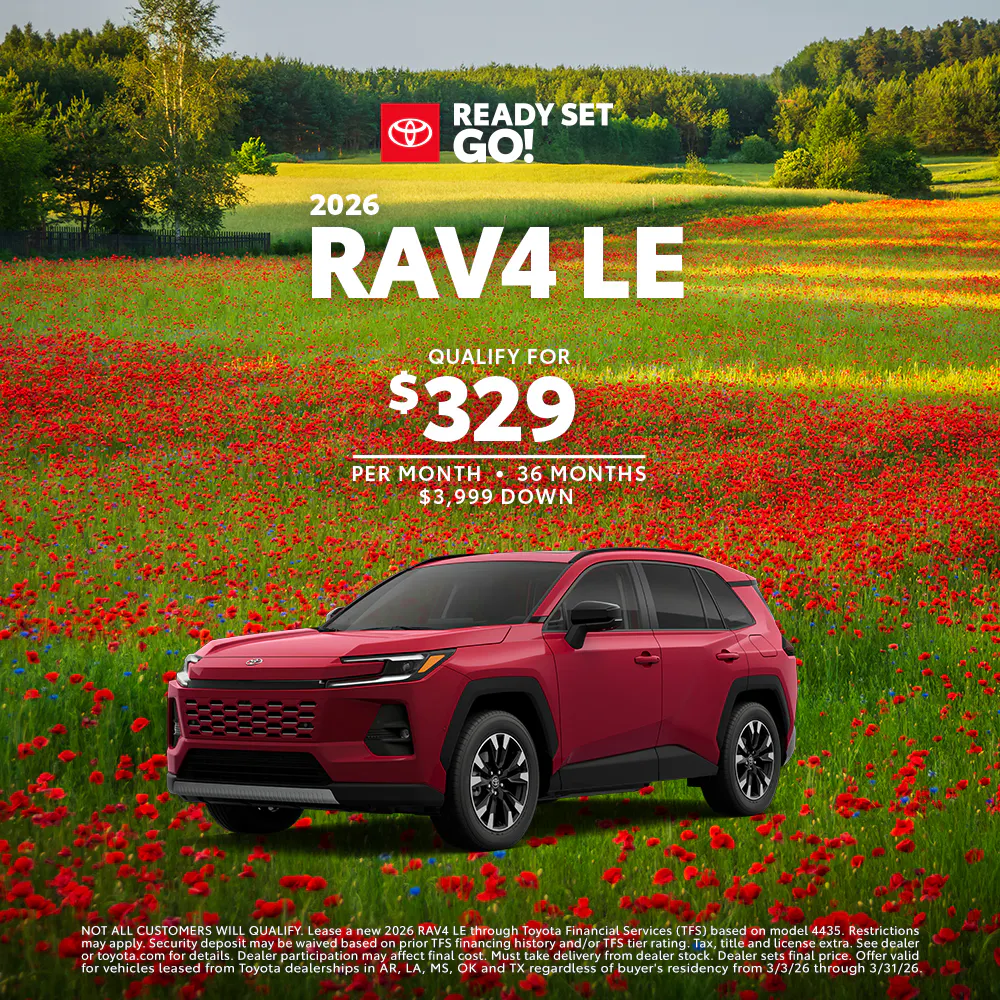 March 2026 GST RAV4 Lease