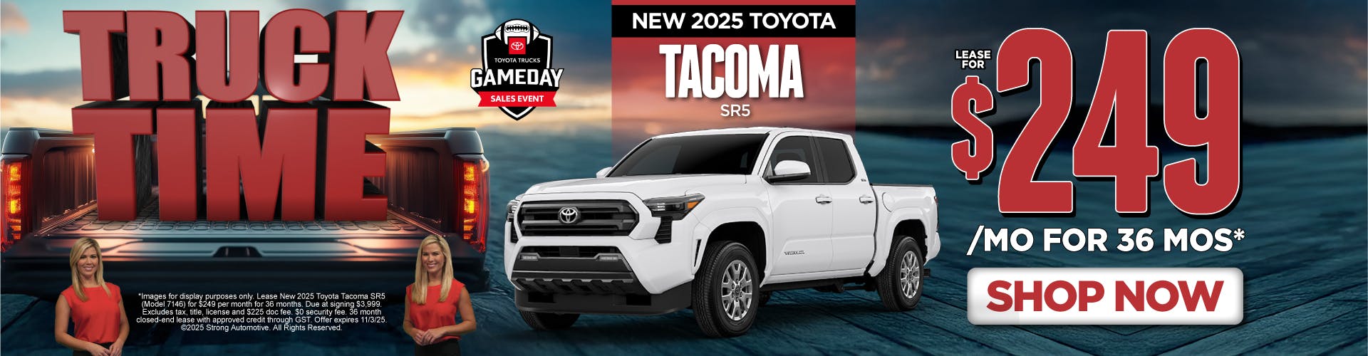 SAM TACOMA OCT OFFER