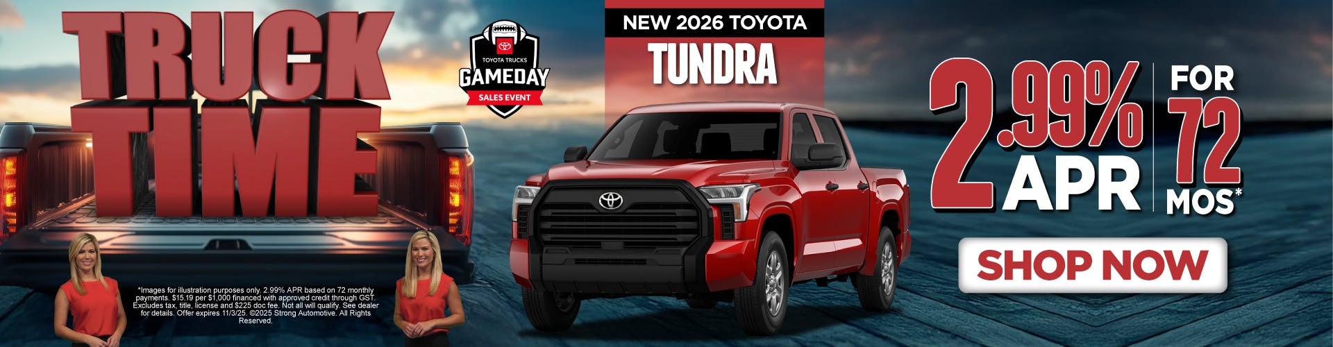 SAM TUNDRA OCT OFFER