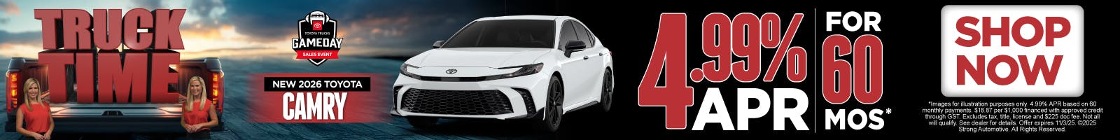 SAM CAMRY OCT OFFER | Silsbee Toyota