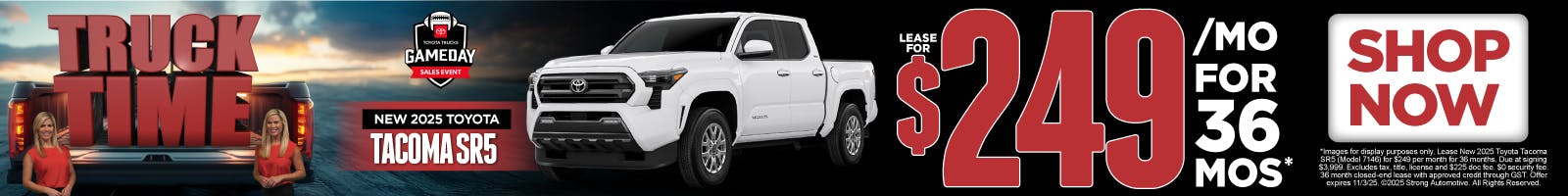SAM TACOMA OCT OFFER | Silsbee Toyota