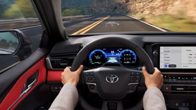 2025 toyota camry dashboard