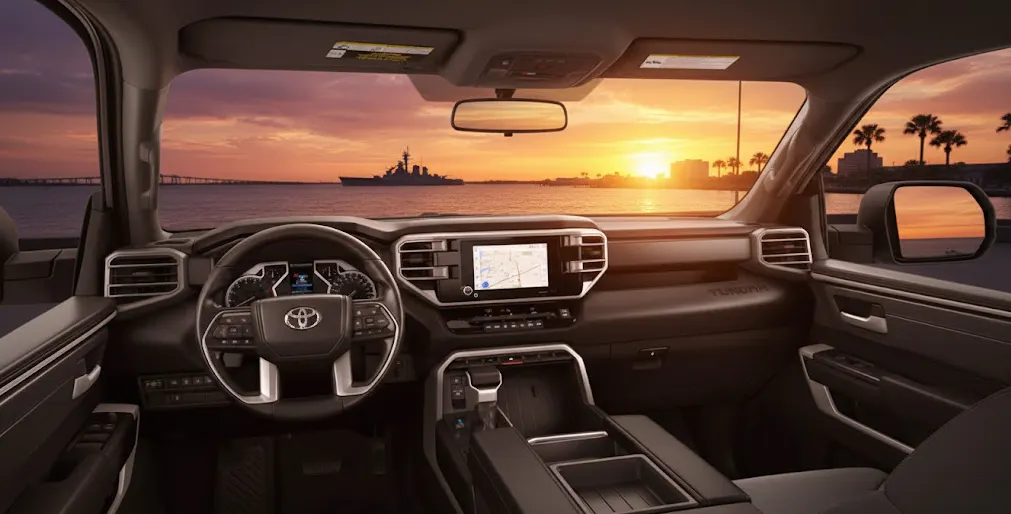 2026 toyota tundra dashboard view