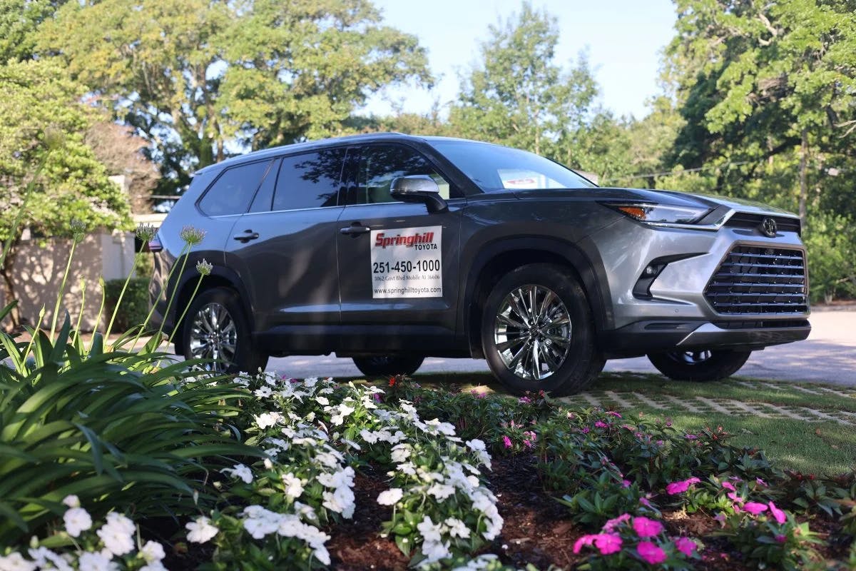Springhill Toyota sign on vehicle