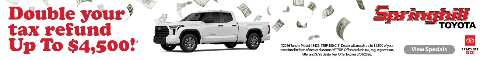 Double Your Tax Refund — Ready Set Go