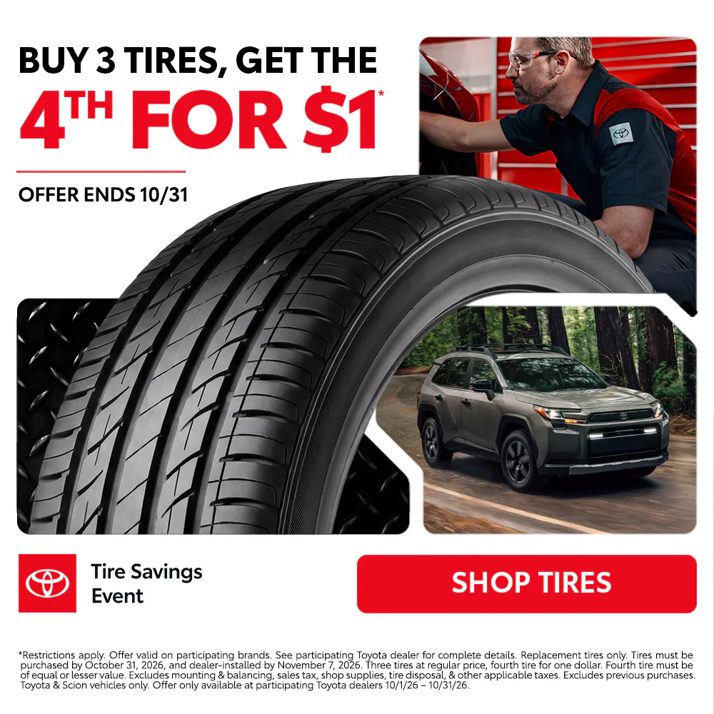 October Tire Offer | Springhill Toyota