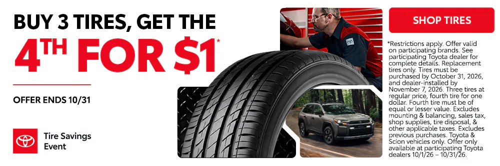 October 2026 National Tire Event | Springhill Toyota