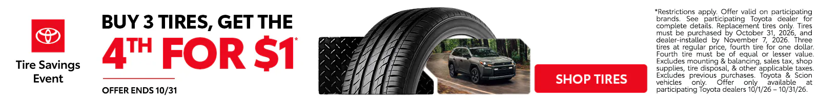 October 2026 National Tire Event