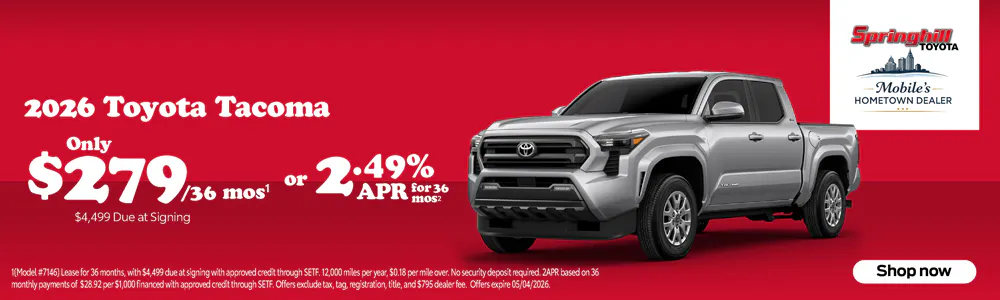 2026 Tacoma SR5 SRP | Springhill Toyota