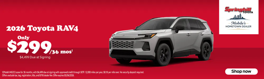 2026 RAV4 SRP | Springhill Toyota