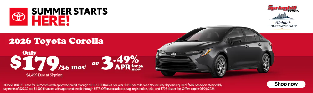 2026 Toyota Corolla | Springhill Toyota