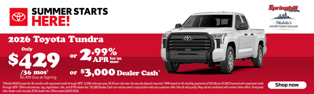 2026 Toyota Tundra Gas | Springhill Toyota