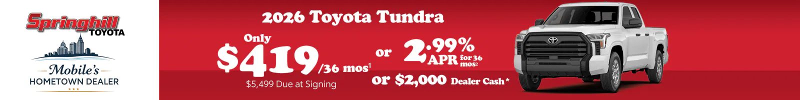 2026 Toyota Tundra