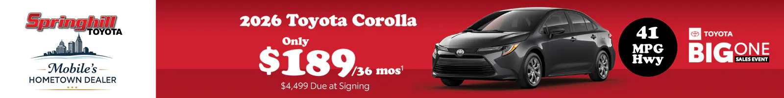 2026 Toyota Corolla