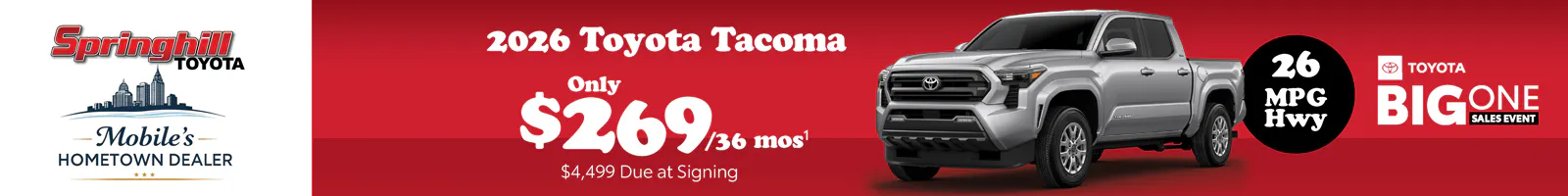 2026 Toyota Tacoma SR5