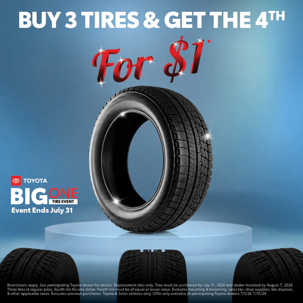 Big One Tire Savings Event | Springhill Toyota