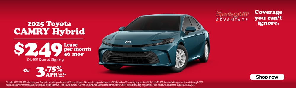 2025 Camry SRP | Springhill Toyota