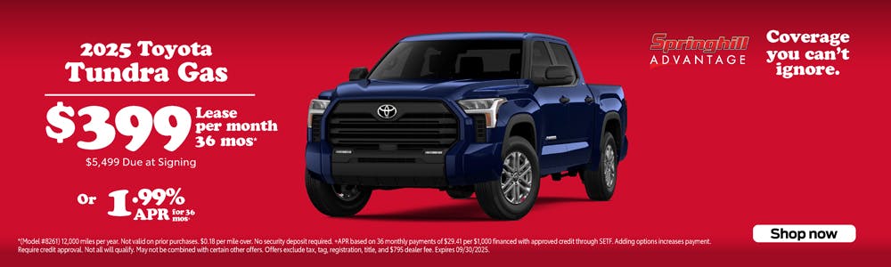 2025 Tundra SRP | Springhill Toyota