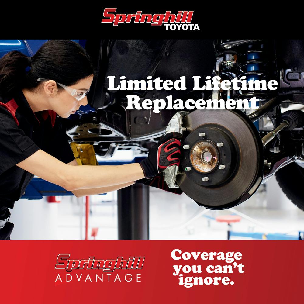Limited Lifetime Replacement | Springhill Toyota